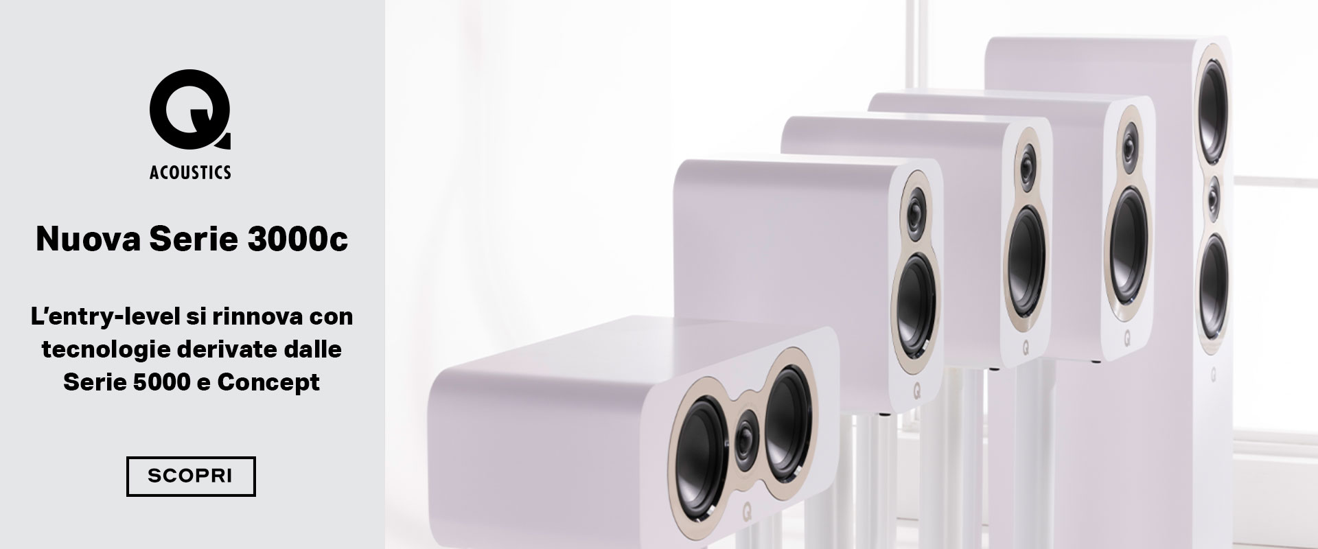 Q Acoustic serie 3000